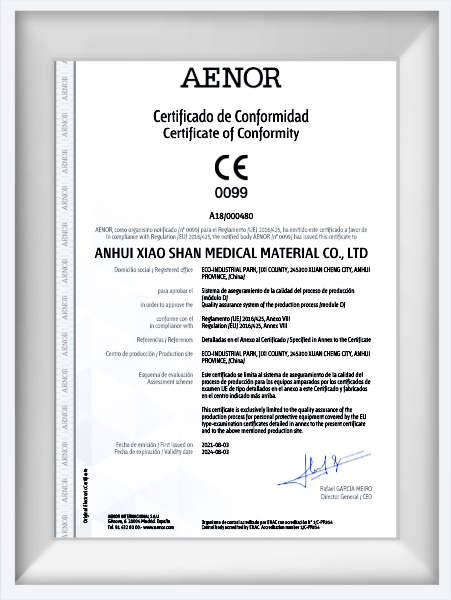 Beschermend masker CE B+D-certificaat